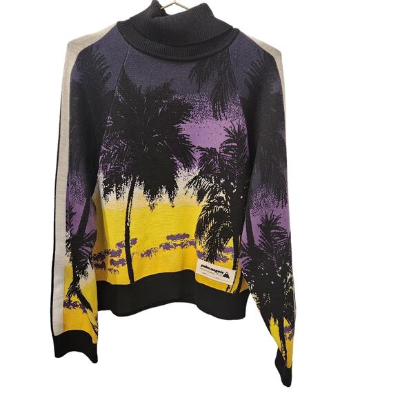 Palm Angels palm sunset turtleneck sweater Size large - Picture 5 of 7